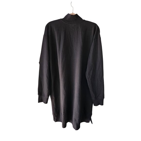 NWT Ideology Women's Fleece Dress Black L - Picture 2 of 6